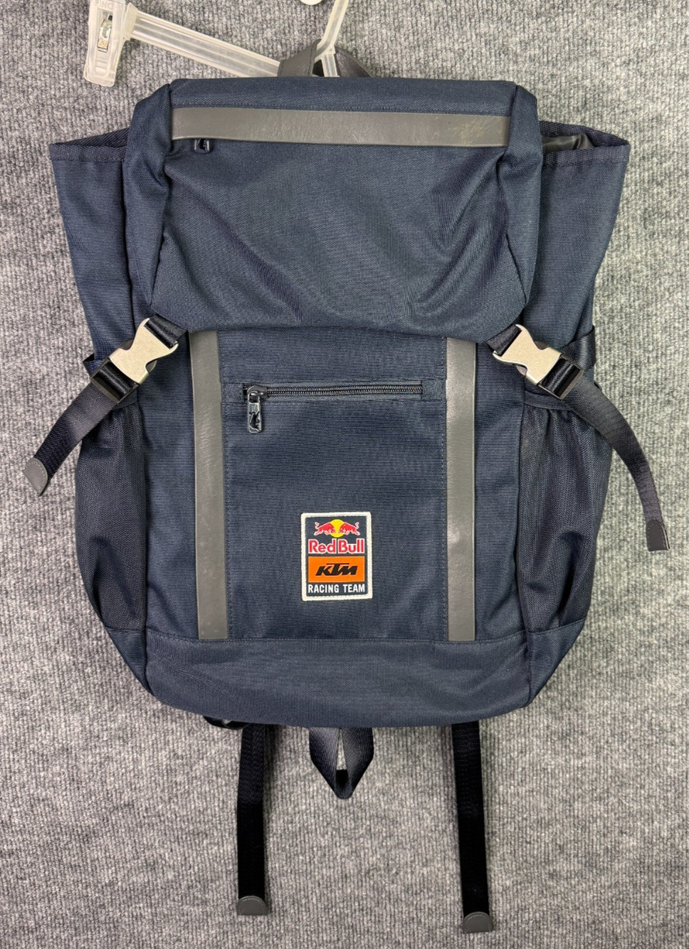 Red Bull KTM Racing Team Blue Backpack with Pockets Drawstring - RARE*